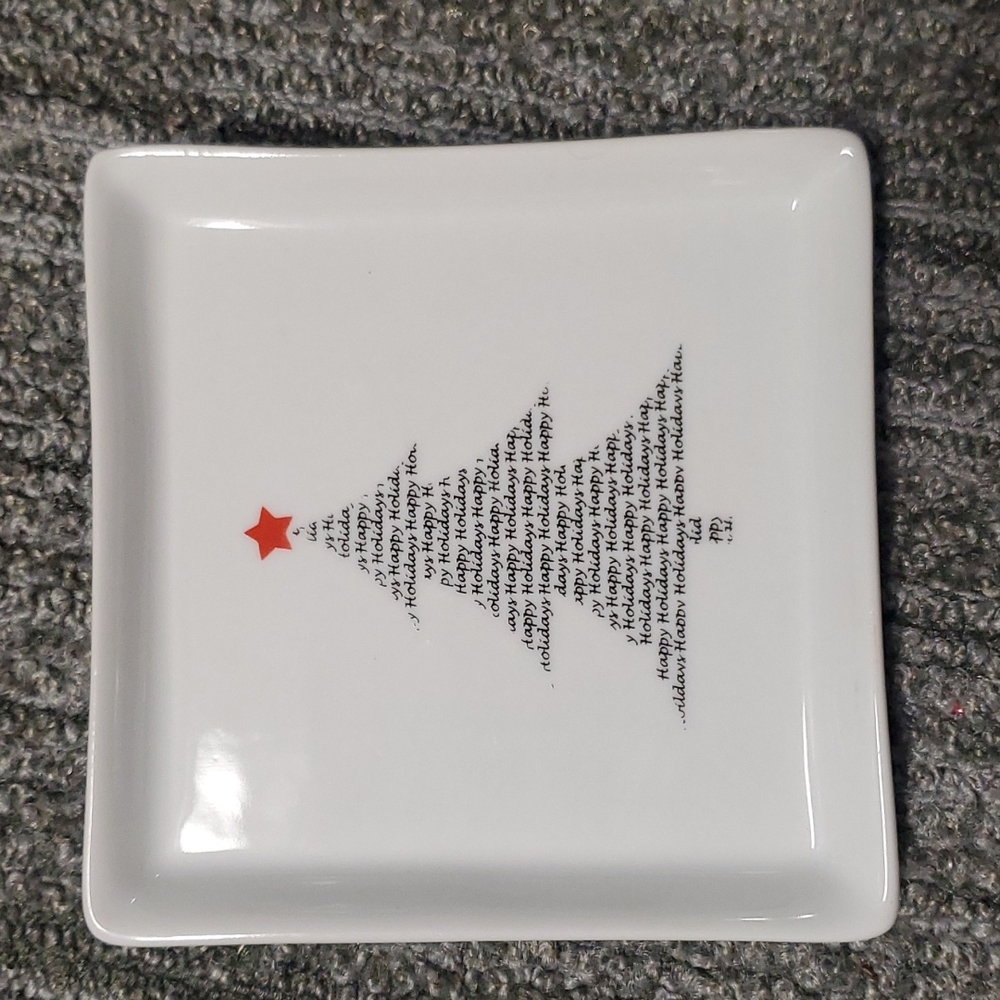 BIA Small Happy Holidays Trinket Dish